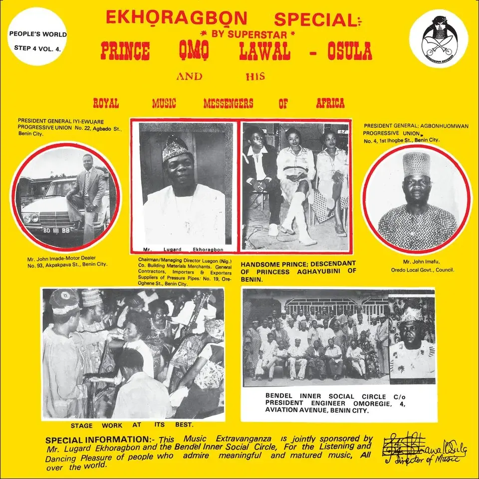 Mississippi Records Prince Ọmọ Lawal-Osula And His Royal Music Messengers Of Africa - Oru Ye Ye Ye