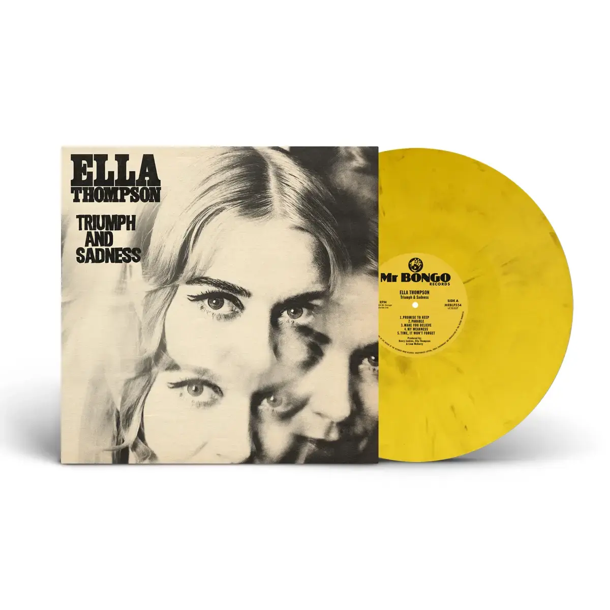 Mr Bongo Ella Thompson - Triumph and Sadness (Yellow Marble Vinyl)