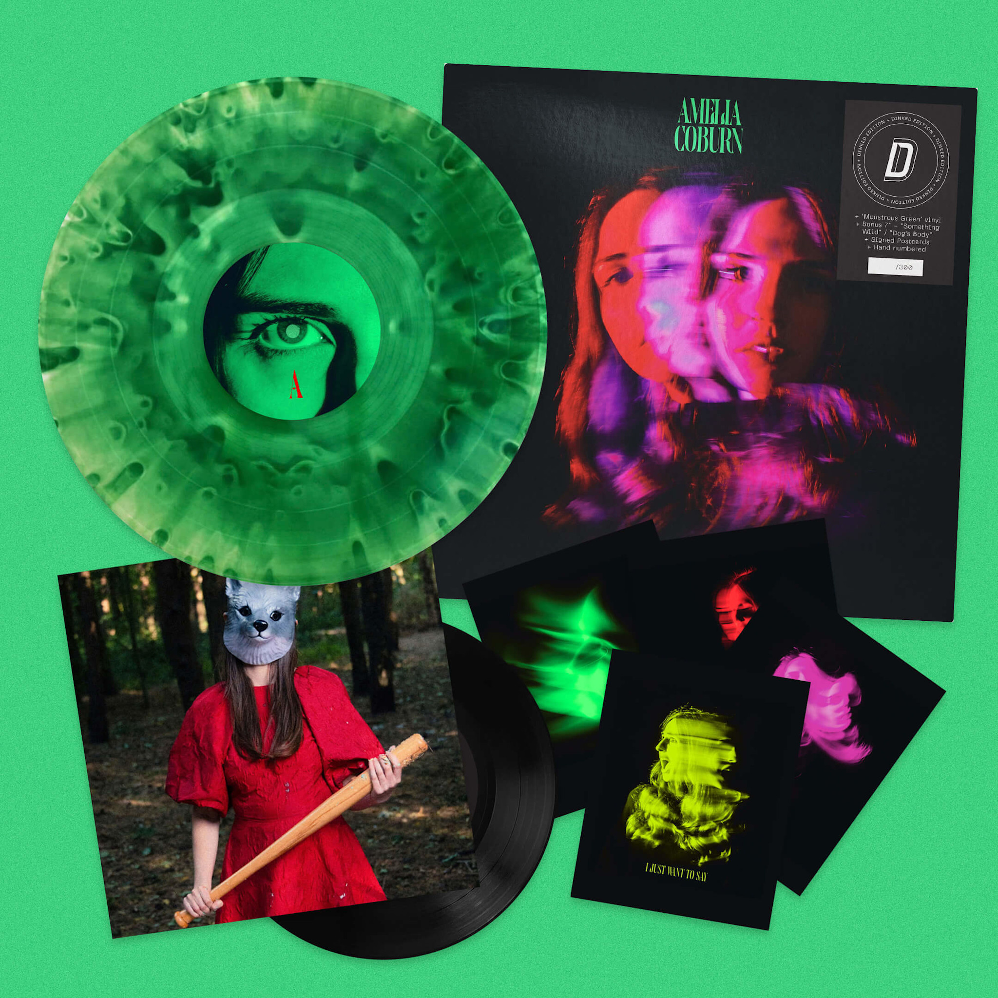 SIGNED Amelia Coburn - Myself And Other Monsters (Dinked Edition)