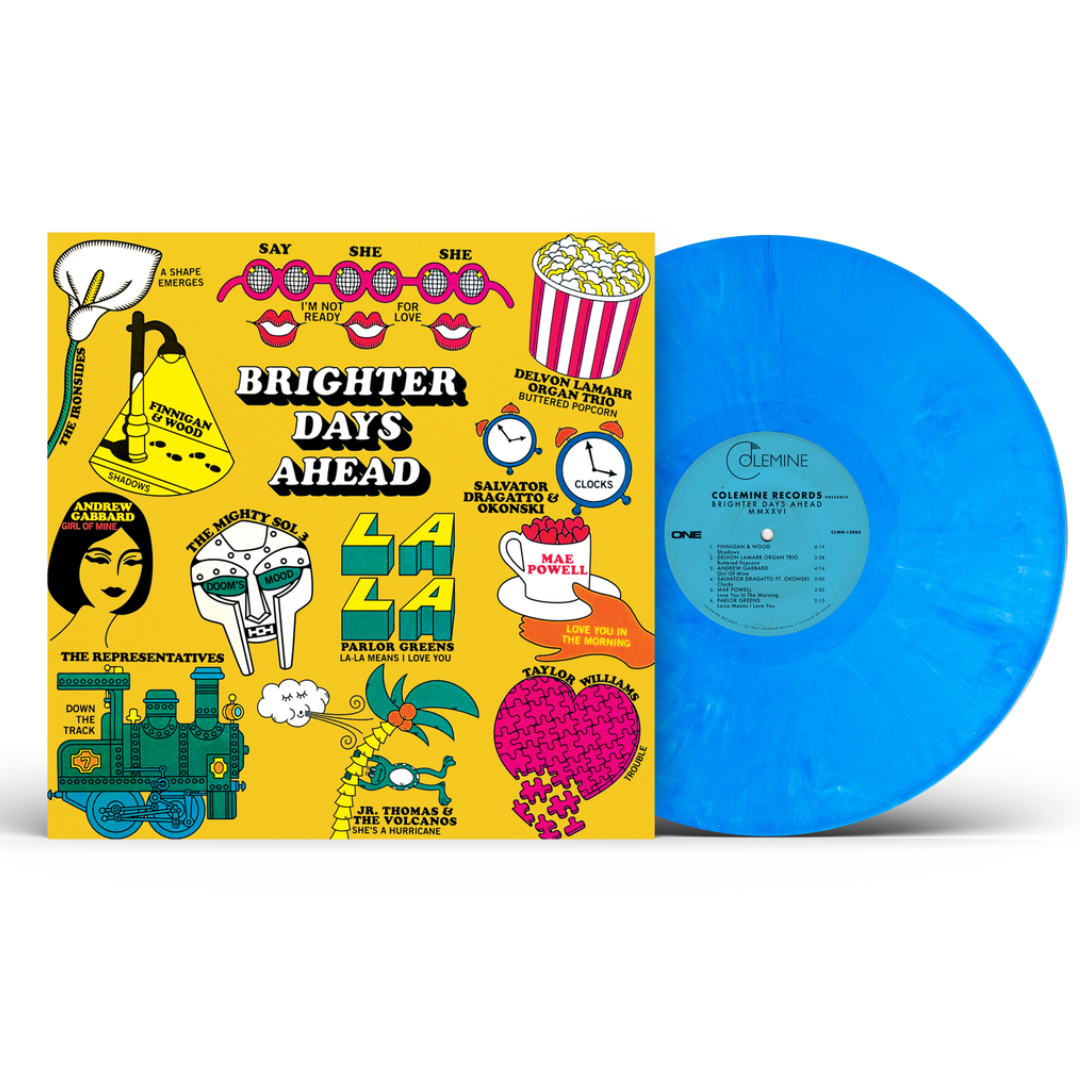Colemine Records Various - Brighter Days Ahead Vol. 2 (Blue Marble Vinyl)