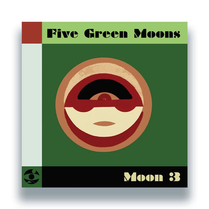 Solitary Cyclist SIGNED Five Green Moons present Moon 3 w/EXCLUSIVE PRINT  [Justin Robertson]