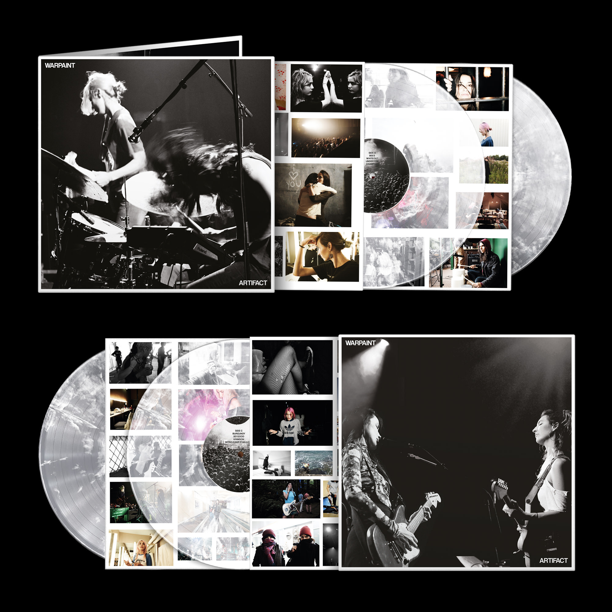 Rough Trade Records Warpaint - ARTIFACT (Clear/White Marble Vinyl)