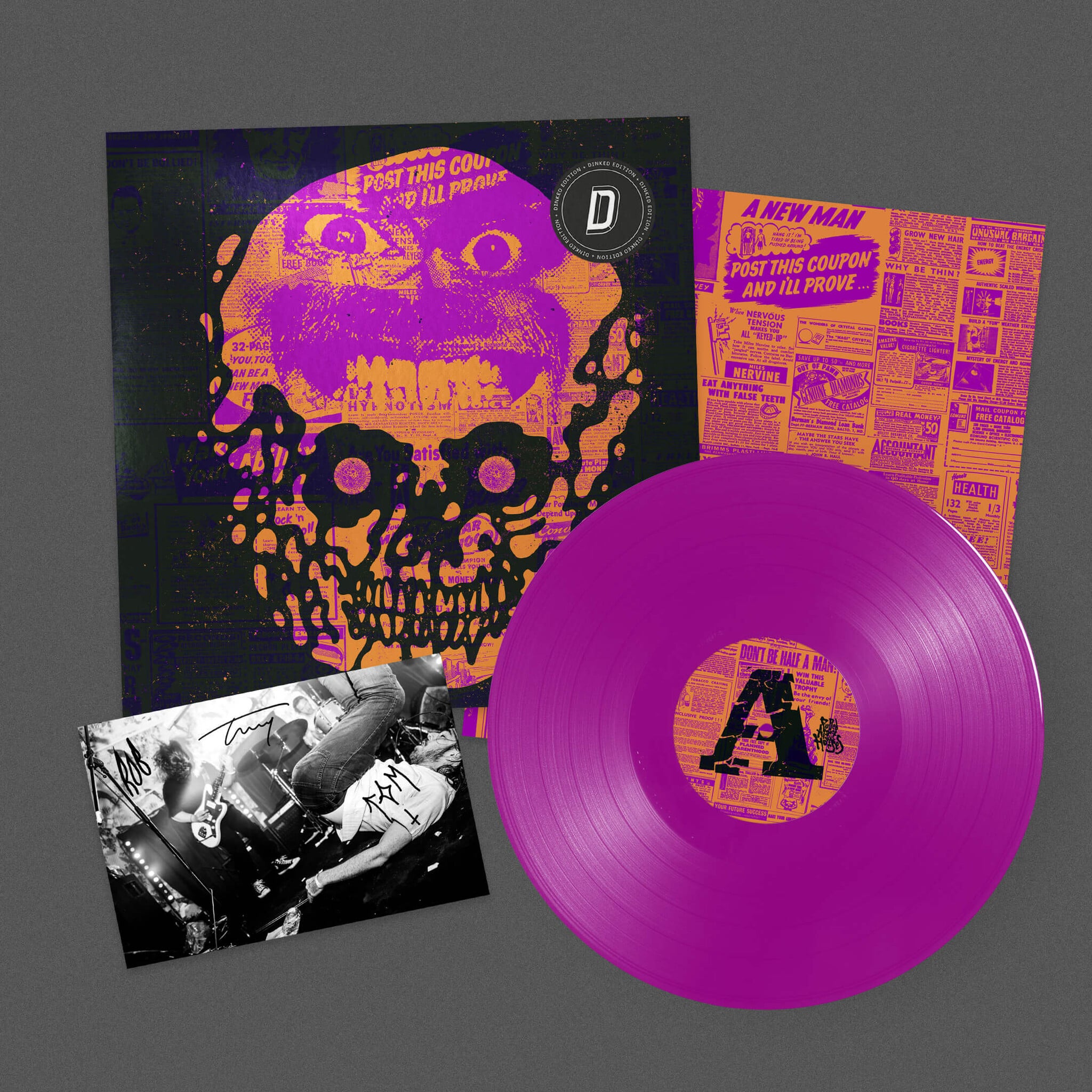 SIGNED Pulled Apart By Horses - Dopamine Hits (Dinked Edition)