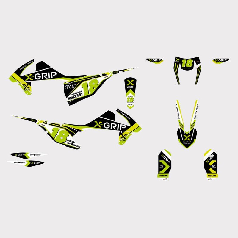 X-GRIP Graphic Kit KTM #18