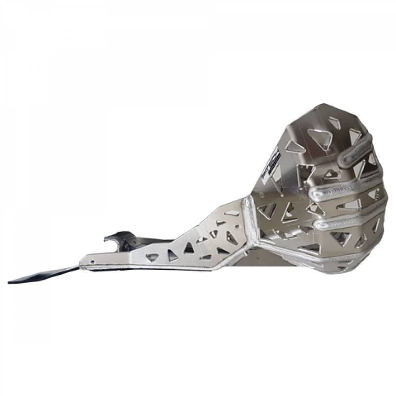 Skid plate / exhaust pipe guard and linkage guard