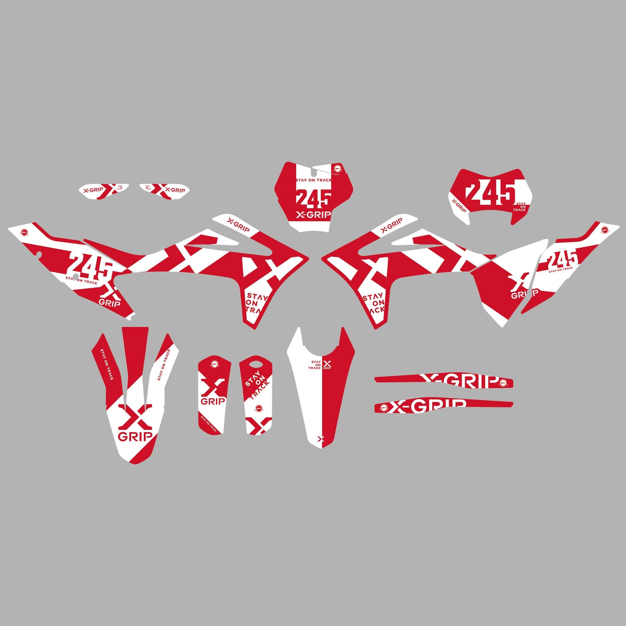 X-GRIP Dekor Kit für  GasGas #20 matt