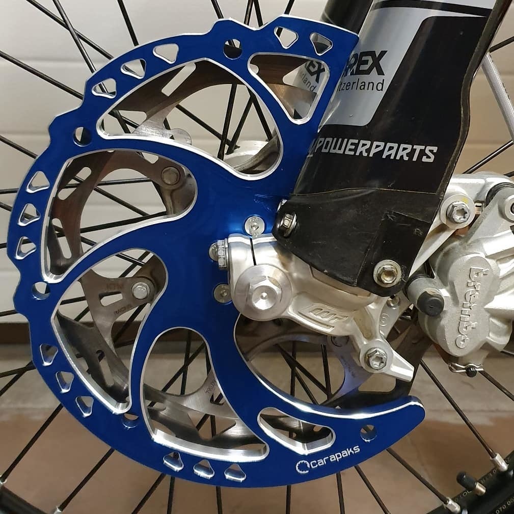 Carapaks Brake Disc Guard front ALU