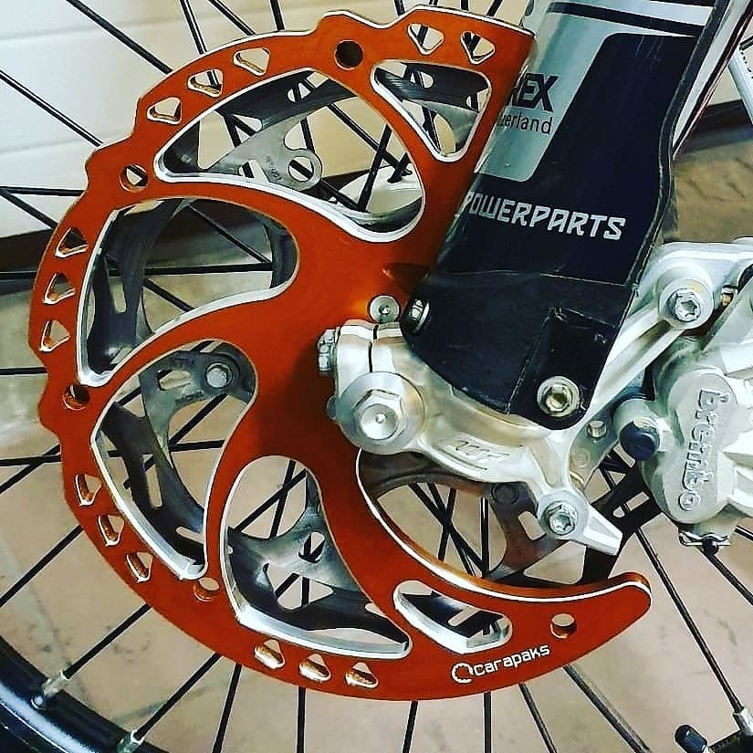 Carapaks Brake Disc Guard front ALU