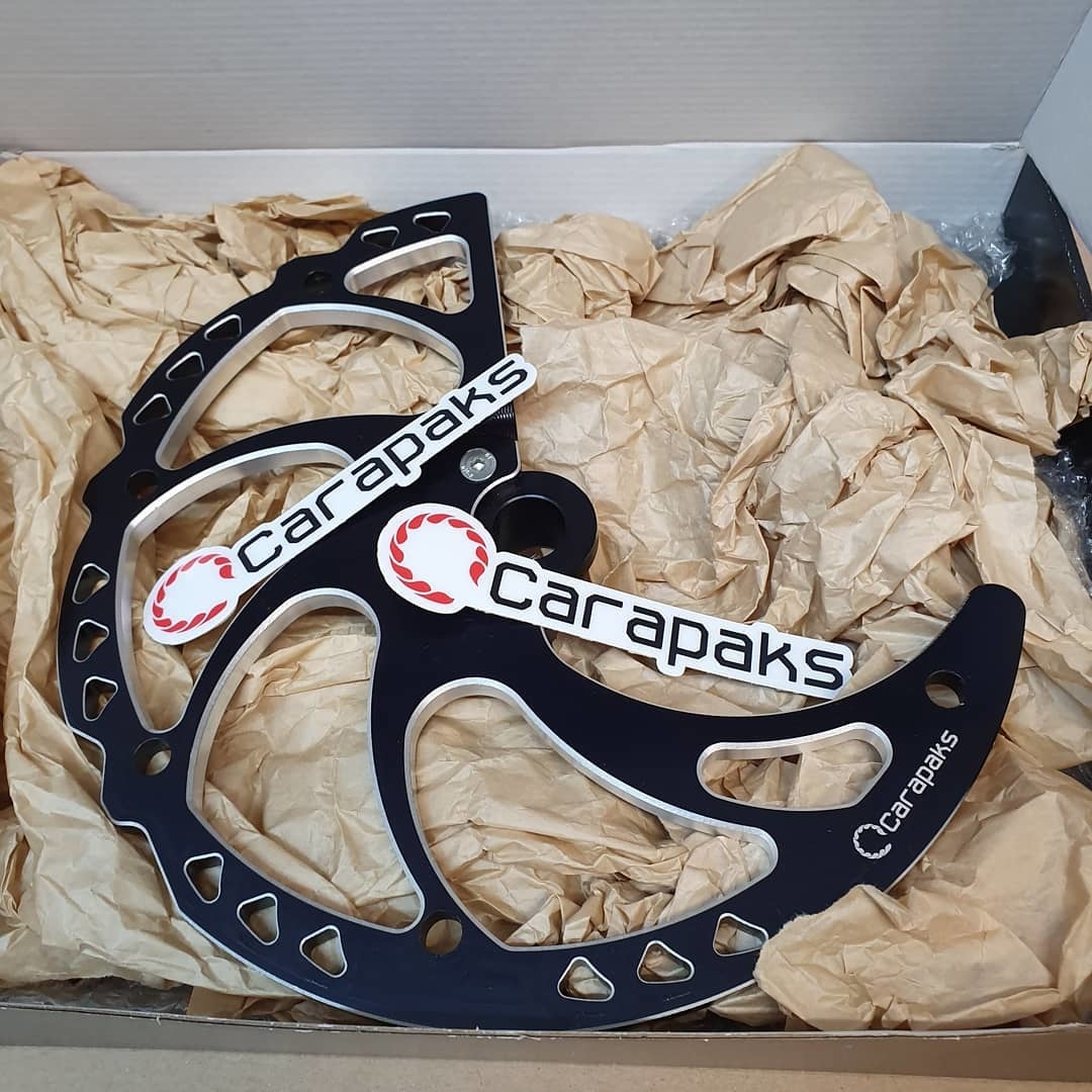 Carapaks Bremsscheibenschutz vorne ALU