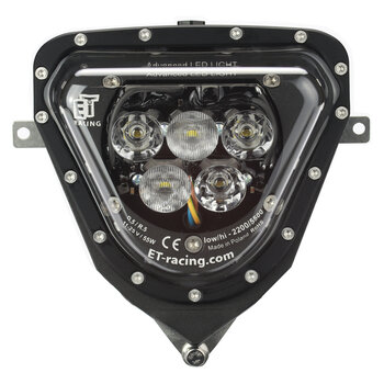 ET Racing LED Scheinwerfer Dual 5 Aluminium, 5500 Lumen