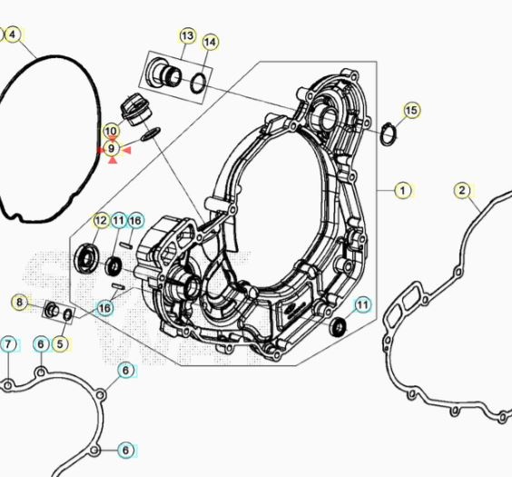 Beta Oil Filler O-Ring