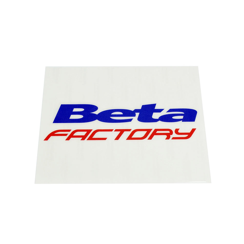 Beta Factory Fork Stickers clear