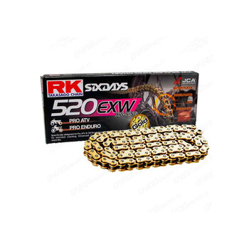 RK Chains Chain 520 EXW Gold