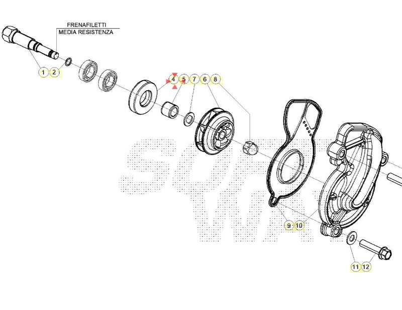 Beta Water Pump Seal 4T