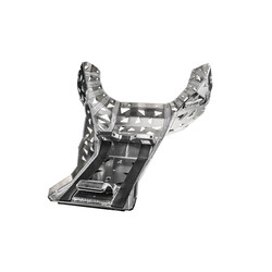 Dowatek Skid plate with exhaust pipe guard