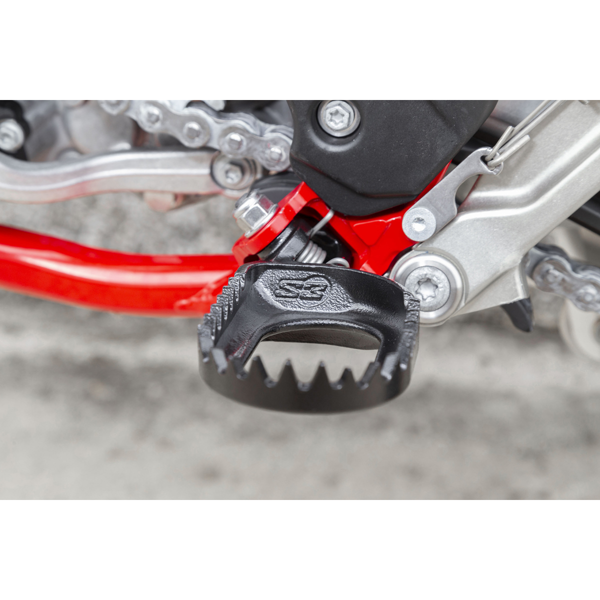 S3 Footpegs Punk  Steel