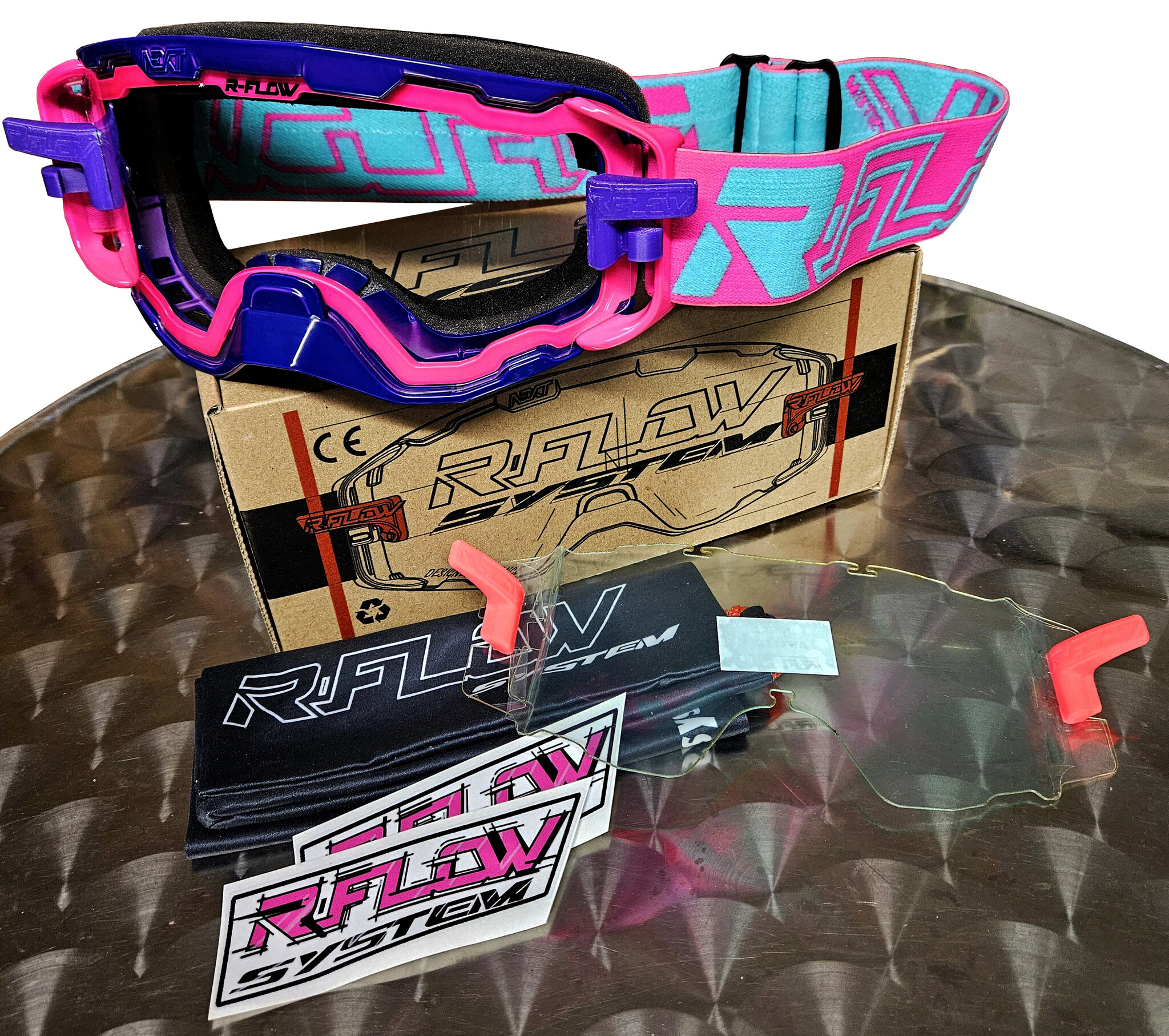 R-Flow System Next  MX / Enduro goggles VENTILATED!