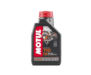 2 Liter Öl Mischung 2T MOTUL 710 Road Offroad 100% Kunststoff Mischer