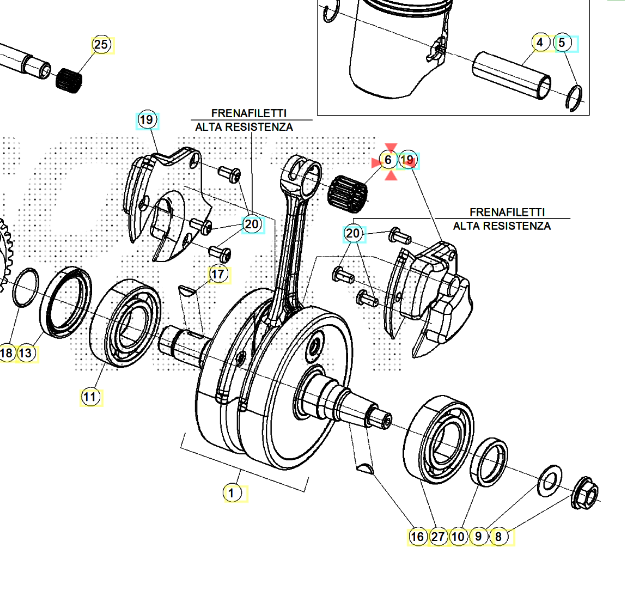 Beta Piston Needle Bearing