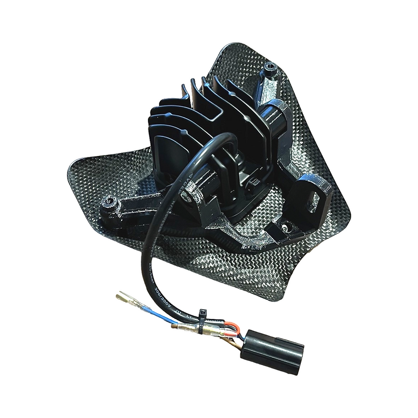 SPARTAN MXparts Carbon Power Led Scheinwerfer