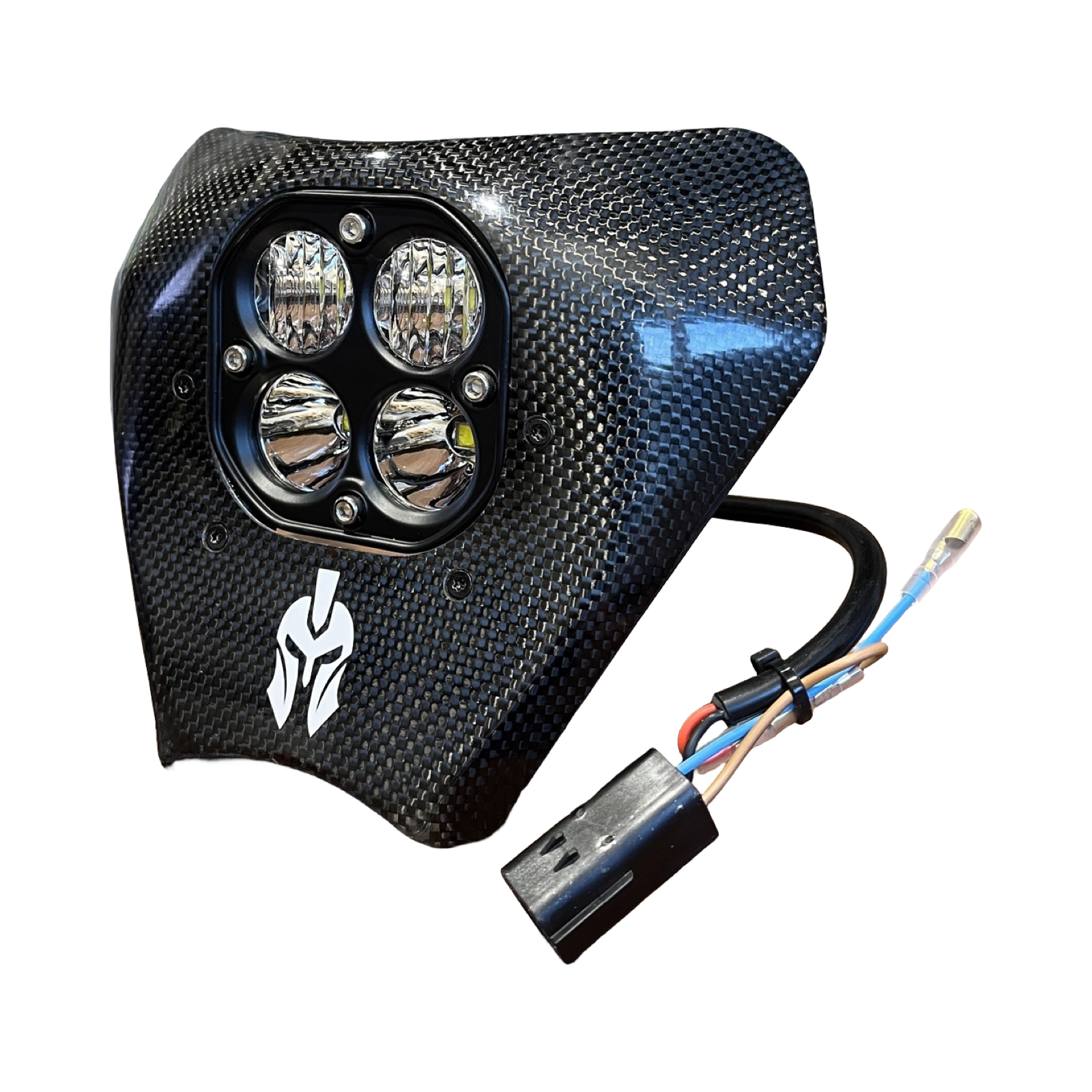 SPARTAN MXparts Carbon Power Led Scheinwerfer