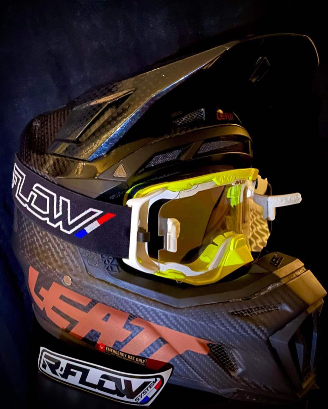 R-Flow System Next  MX / Enduro Brille BELÜFTET!