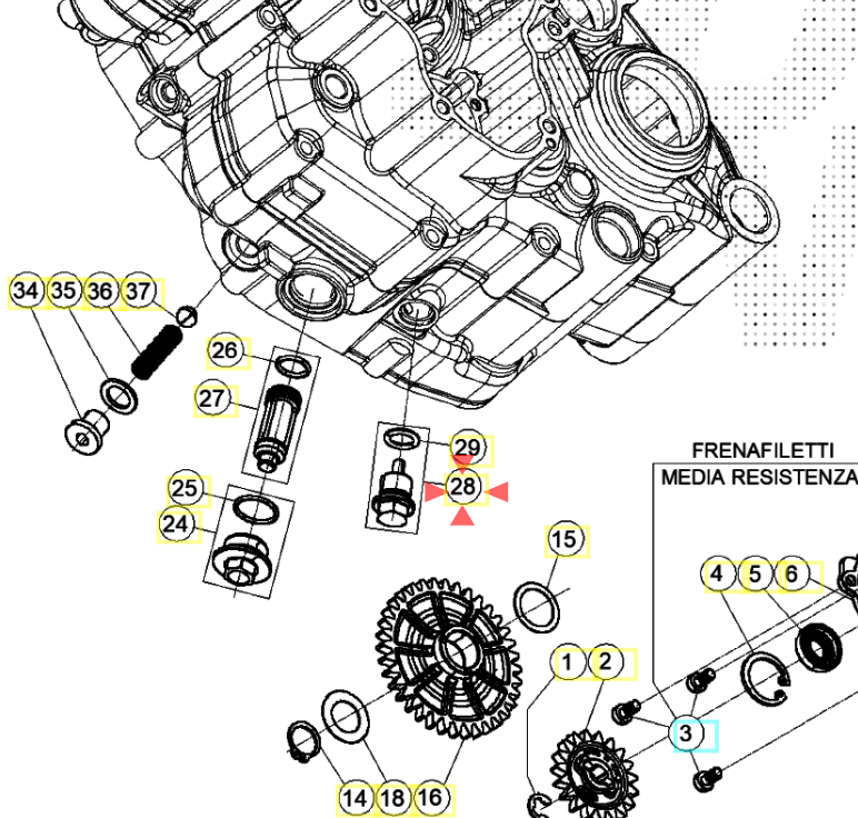 Beta Oil drain plug gear box
