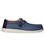 HeyDude Wally Washed Canvas Heren Instapper Navy