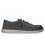 HeyDude Wally Sox Heren Instappers Charcoal