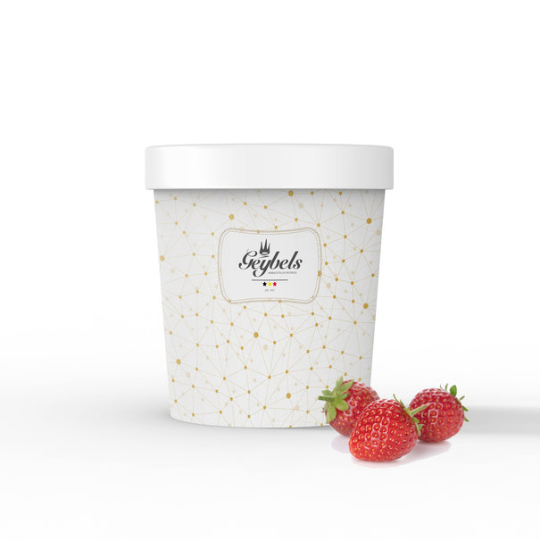 Aardbeien - Schepijs - Ambachtelijk Roomijs