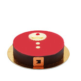 Roomijstaart - Kerstman - vanille & mokka - 8 personen