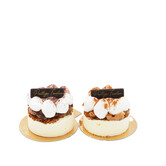 Individuele portie -  Cilinders - rozijnen & rum  - appel & kaneel - 4 stuks