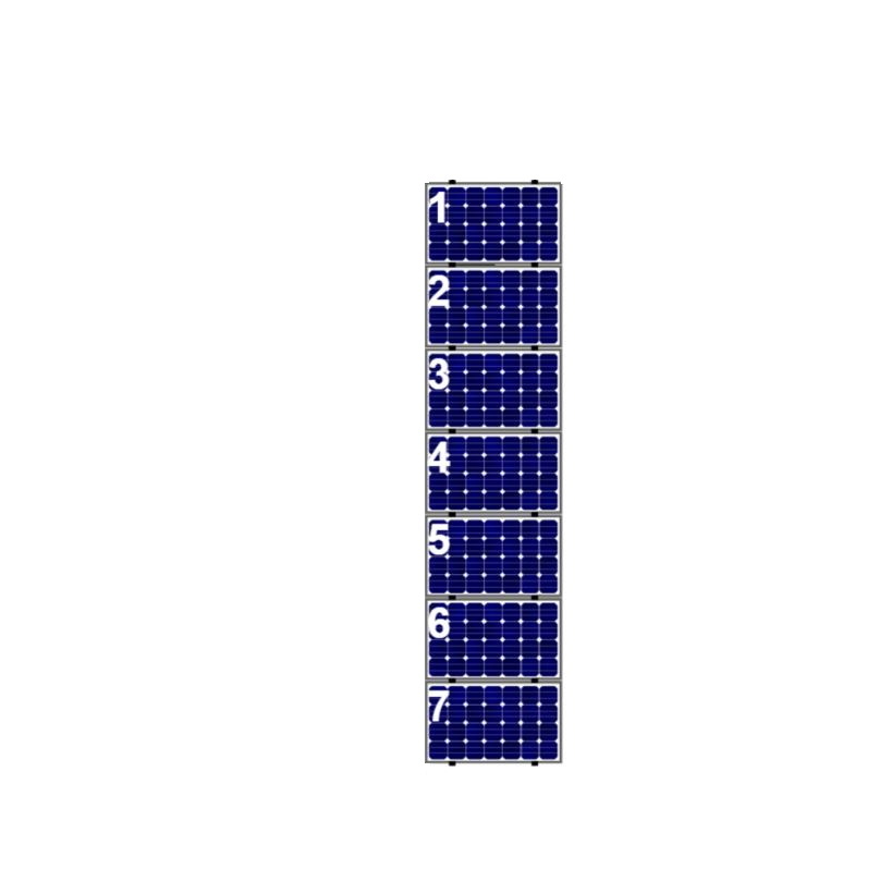 Staaldak 7 Panelen Landscape