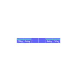 Blubase Connect 6 panelen 1706-1814MM - Montageset Zuid Landscape