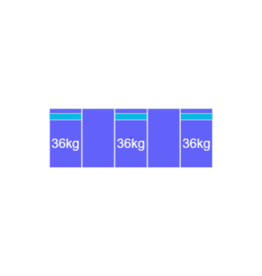 Blubase Connect Montageset Zuid - 5 panelen 1081-1184MM