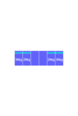 Blubase Connect Montageset Zuid Portrait - 6 panelen 972 -1080MM