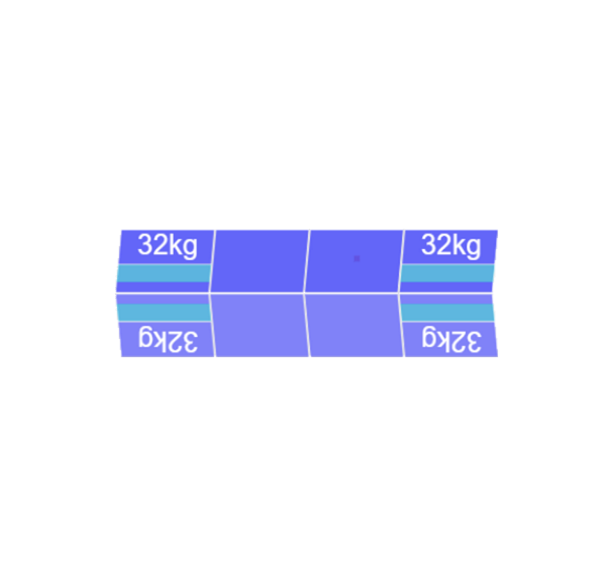 Blubase Connect Montageset Oost/West Landscape 8 panelen 2091-2189MM