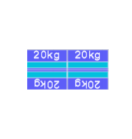 Blubase Connect 4 Panelen montageset Project O/W 2080