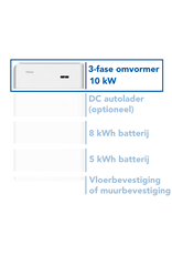 Haier 3-Fase omvormer 10kW voor de Smart Cube