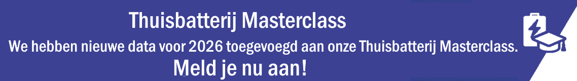 Thuisbatterij  Masterclass