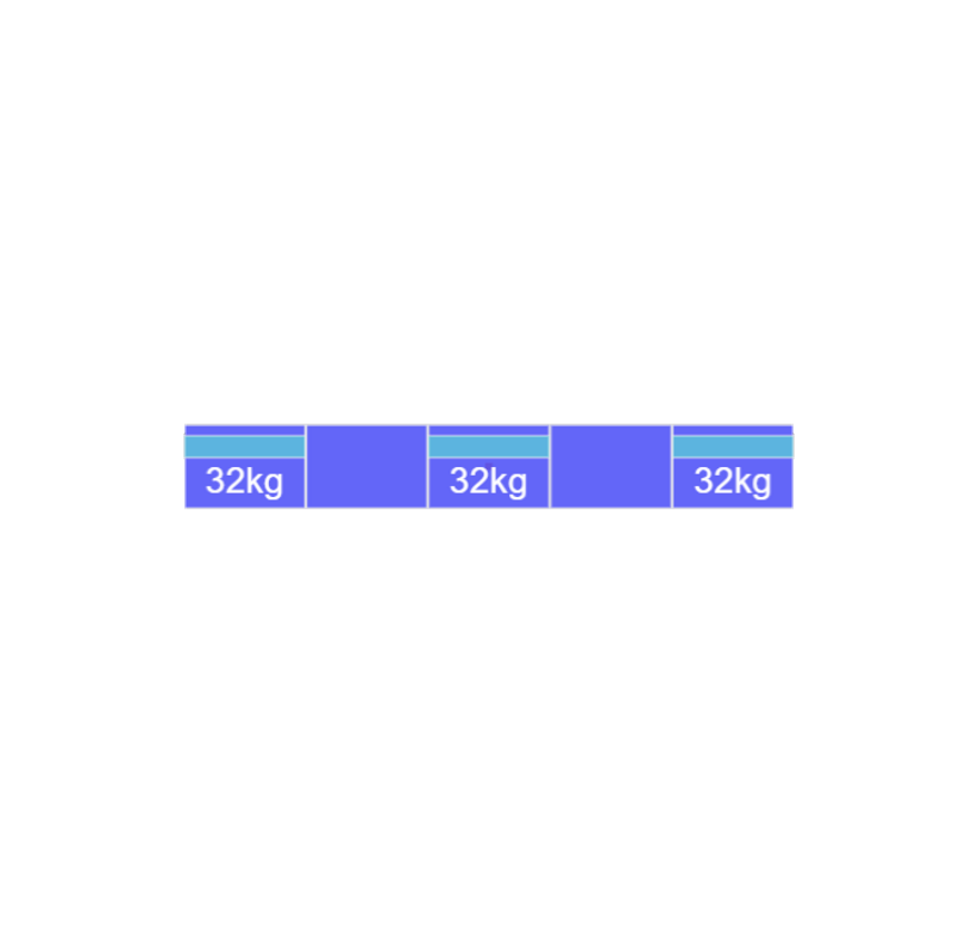 Blubase Connect Montageset Zuid Landscape - 5 panelen 1663-1778MM