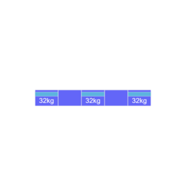Blubase Connect 5 panelen 1779-1894MM - Montageset Zuid Landscape