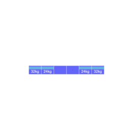 Blubase Connect 6 panelen 1779-1894MM - Montageset Zuid Landscape