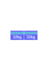 Blubase Connect Montageset Zuid Landscape - 2 panelen 1895-2010MM
