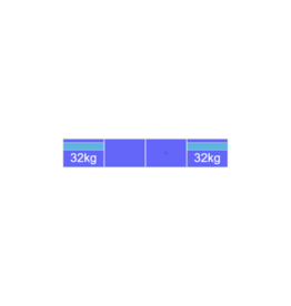 Blubase Connect 4 panelen 1895-2010MM - Montageset Zuid Landscape