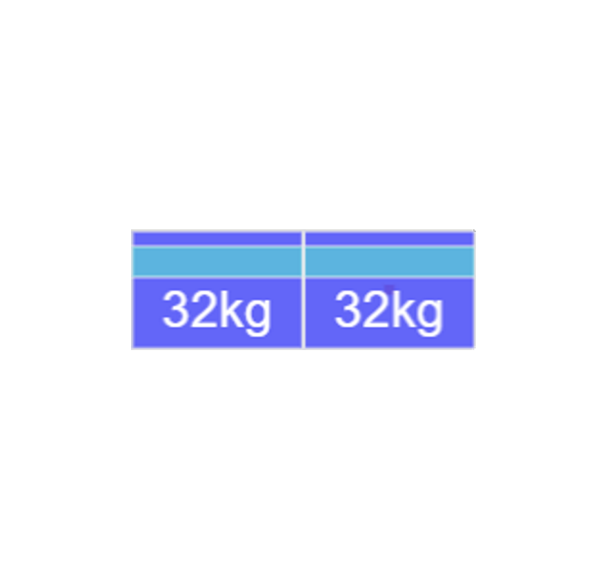 Blubase Connect Montageset Zuid Landscape - 2 panelen 2011-2126MM