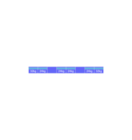 Blubase Connect 8 panelen 2011-2126MM - Montageset Zuid Landscape
