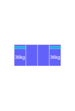 Blubase Connect Montageset Zuid portrait - 4 panelen 1035-1150MM
