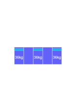 Blubase Connect Montageset Zuid portrait - 5 panelen 1035-1150MM