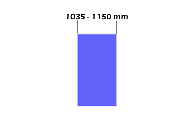 Paneel Breedte 1035-1150 mm